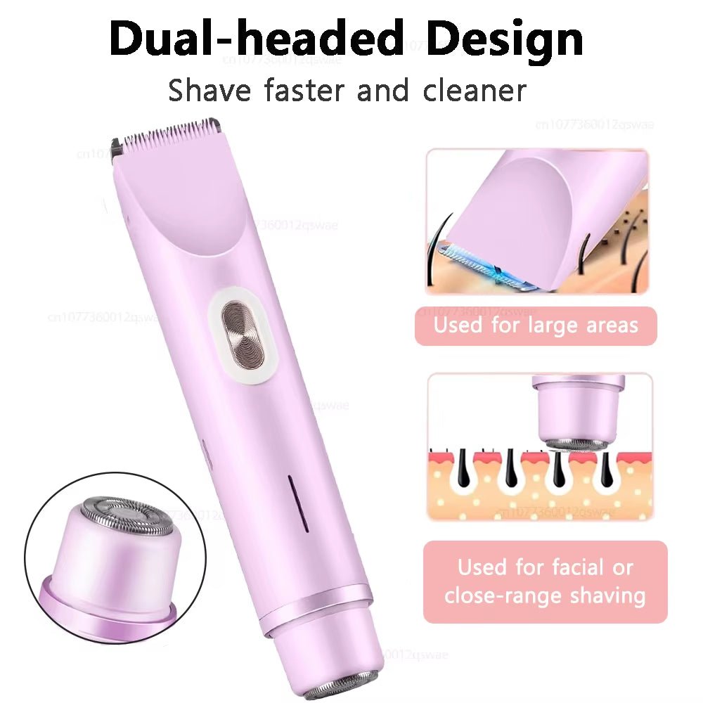 All-in-one electric shaver for women – hypoallergenic blades for legs, arms, underarms, bikini, and facial hair